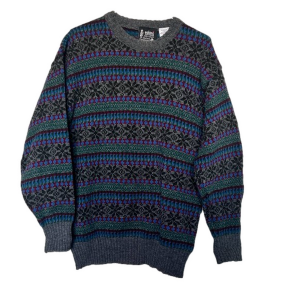 Eskimo Knitwear 100 Shetland Wool sweater M